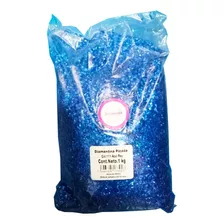 Diamantina Picada Metálica Brillante 1kg Color Azul Rey