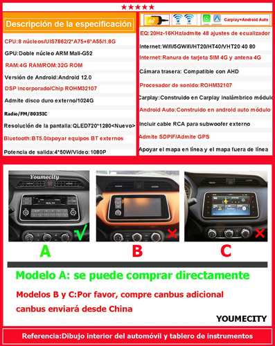 Auto Radio Estreo Android Gps Para Nissan Kicks Versa Foto 5