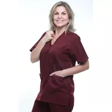 Camisa Scrub Hospitalar Microfibra Gabardine - Enfermagem