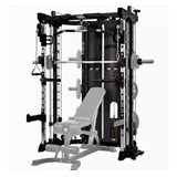 Commercial Home Gym - Smith Machine, Cables With Built In 16
