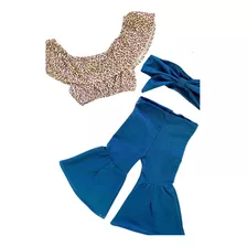 Conjunto Para Bebe Menina Mini Diva Blogueira Flare