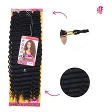 Aplique Cabelo Orgânico Crochet Braids 75 Cm 300 Gr -juliana Cor Preto Cor 1b