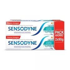 Pasta De Dientes Sensodyne Limpieza Profunda 90 Grs 2 Uds.