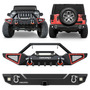 Oedro Front / Rear Bumper For 1987-2006 Jeep Wrangler Tj Oac