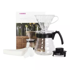 Conjunto Kit Hario V60 Preto Vcnd-02 Craft Coffee Maker