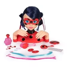 Boneca Busto Miraculous Ladybug Deluxe Com Acessórios Br1579