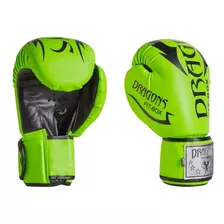 Guantes De Boxeo / Muay Thai / Kick Verde Fluo