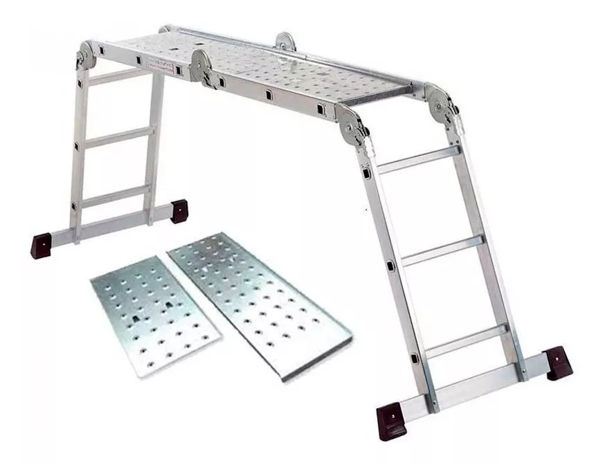 Escaleras Aluminio Andamio Plegable  3.4m Plataforma Chapon