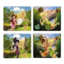 Kit 4 Peças Jogo Americano Infantil Disney Fadas Tinker Bell