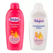 Babyland Shampoo + Acondicionador Brillitos Argan 410 Ml C/u