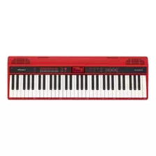 Teclado Musical Roland Go:keys Go-61k 61 Teclas Vermelho