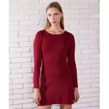 Vestido Mujer Seven M/l Vino Viscosa 28171096-10