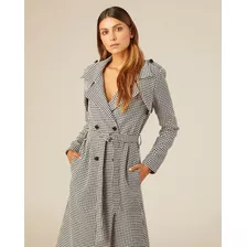 Trench Coat Pied Poule Iorane