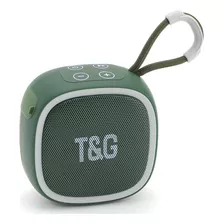 Bocina Portátil T&g659 Ipx5, Bluetooth 5.3 Tws, Fm 5w Luz