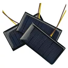 2x Painel Solar 5v + Fios 60mha Projetos Arduino Frete R$13