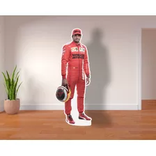 Carlos Sainz Figura Tamaño Real Coroplast Uniforme Ferrari