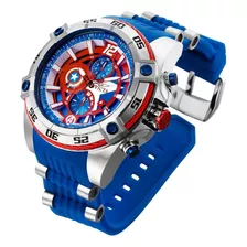 Reloj Invicta Capitan America 26780 Azul Ltd Edition 52 Mm