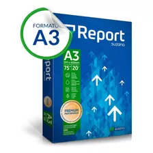 Papel Fotocopia Report Premium A3 75 Grs 500 Hojas