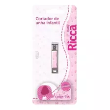 Cortador De Unhas Infantil Rosa Ricca