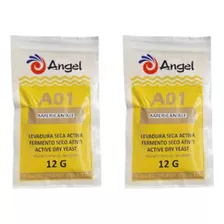 Kit Com 2 Sachês Fermento Angel A01- 12g