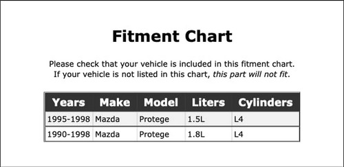 Filtro De Combustible Compatible Con Mazda Protege Foto 2