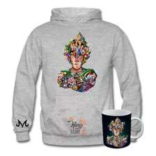 Poleron + Taza, Majin Vegeta, Vegeta Malvado, Dragon Ball, Anime, Xxxl