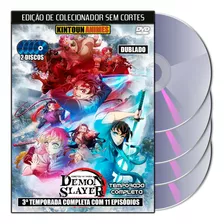 Kimetsu No Yaiba 3ª Temporada Completa E Dublada Em Dvd