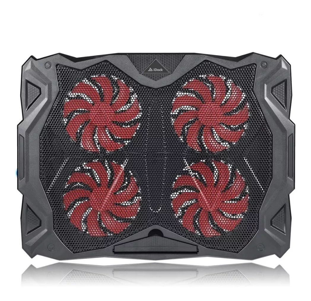 Gratis!!! Cooler Idock K9 Pro Gaming 4 Ventiladores Led Rojo