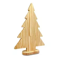 Árvore De Natal Para Decorar - Madeira Pinus - 40 Cm