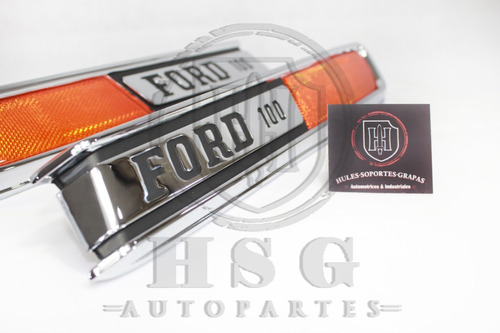 Emblemas Cofre Ford F100 1968-1972 Originales Par Foto 3
