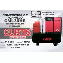 Compresor De Tornillo Lubricado Curtis Cml30hs De 30hp