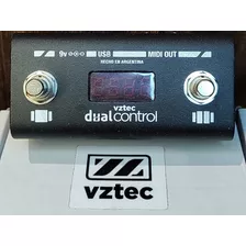 Pedal Footswitch Vztec Dual Control Midi Interfaz Usb Line6 