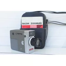 Filmadora Ricoh Zoomlex 8mm Antiga Funcionando