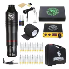 Kit Pen Maquina Tatuaje Tattoo Profesional Dragon Hawk