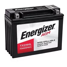 Energizer Tx24hl - Batería Agm Para Motocicleta Y Atv 12 V.