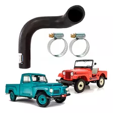 Kit Mangueira Radiador Inferior Jeep Rural F75 Willys 6cc