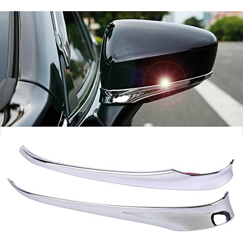 Espejo - Beler New Chrome Plated Abs Rearview Mirror Cover T Foto 2