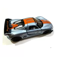 Auto Porsche De Metal A Escala 1/32 De 12 X 5.5 Cm. - Nuevo