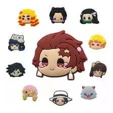 11 Imanes Kimetsu No Yaiba Pvc Para Refrigerador Anime 3 Cm