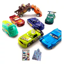 Kit 8 Carrinhos Fricção Filme Carros 3 Mcqueen E Sua Turma