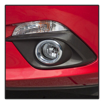 2014-2016 Mazda 3 [glass Lens] Bumper Fog Lights Driving Yyk Foto 3