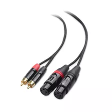 Cable Matters Cable Xlr Doble A Rca De 10 Pies, Xlr Hembra .