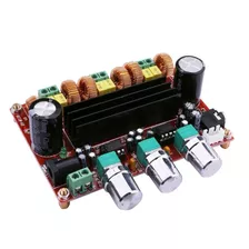 Modulo Amplificador Audio 2.1 - 2x50w + 1x100w Tpa3116d2 / Control De Volumen De Mezcla Y Subwoofer
