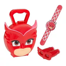 Kit Pjmasks Maleta Ação Corujita Gato Largatixo Multikids