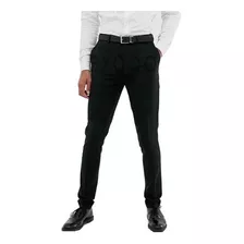 Pantalón De Tela Negro Hombre, Formal, Envió Gratis