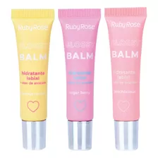 Glossy Balm Hidratante Labial Oleo De Aguacate Ruby Rose X 1