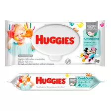 Lenço Umedecido Huggies One & Done 48 Unidades