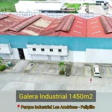 Galera 1450m2 Parque Industrial Las Américas Felipillo, Carretera Hacia Pacora, Equipada Con Oficinas, Área De Carga Y Descarga 12mts Altura