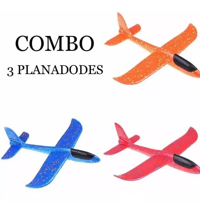 Combo C/ 3 Aeromodelos Planadores