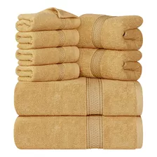 Juego De Toallas Utopia Towels, 8 Unidades, 600 G/m², 100% A